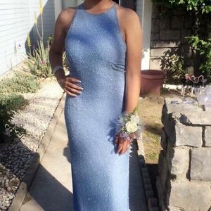 PERIWINKLE ONE OF A KIND PROM DRESS/ EVENING DRESS